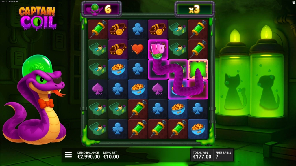 Captain Coil Free Spins